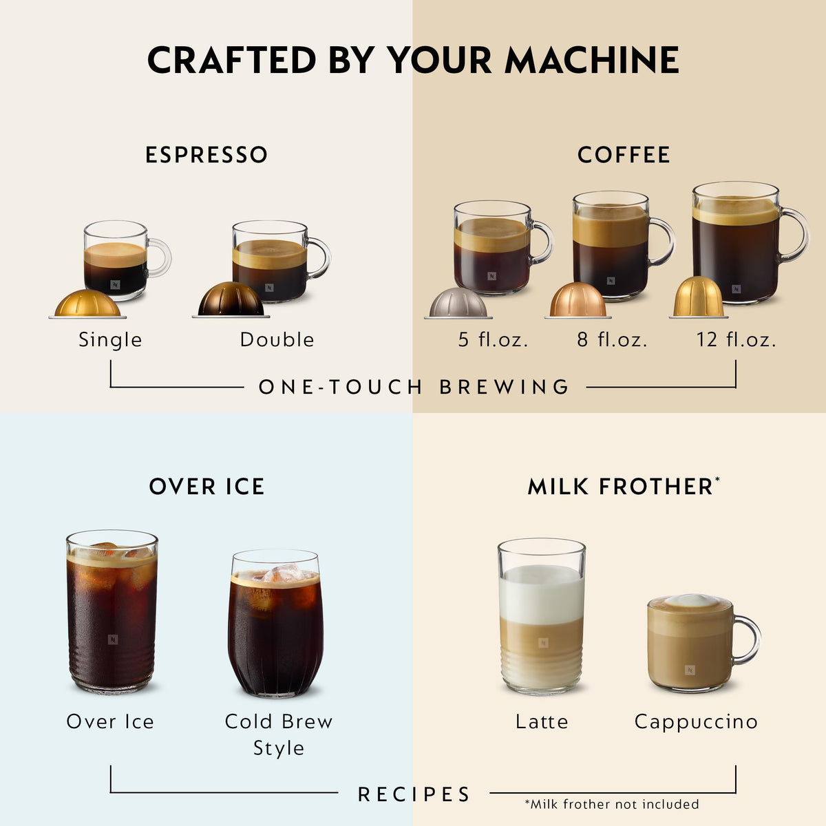 Black Coffee and Espresso Maker Q5992