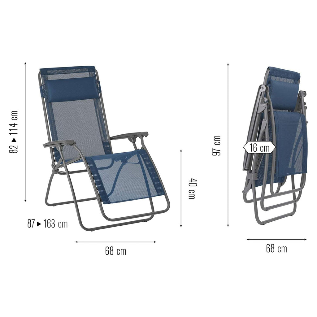 Ocean Blue Zero Gravity Recliner Chair U501