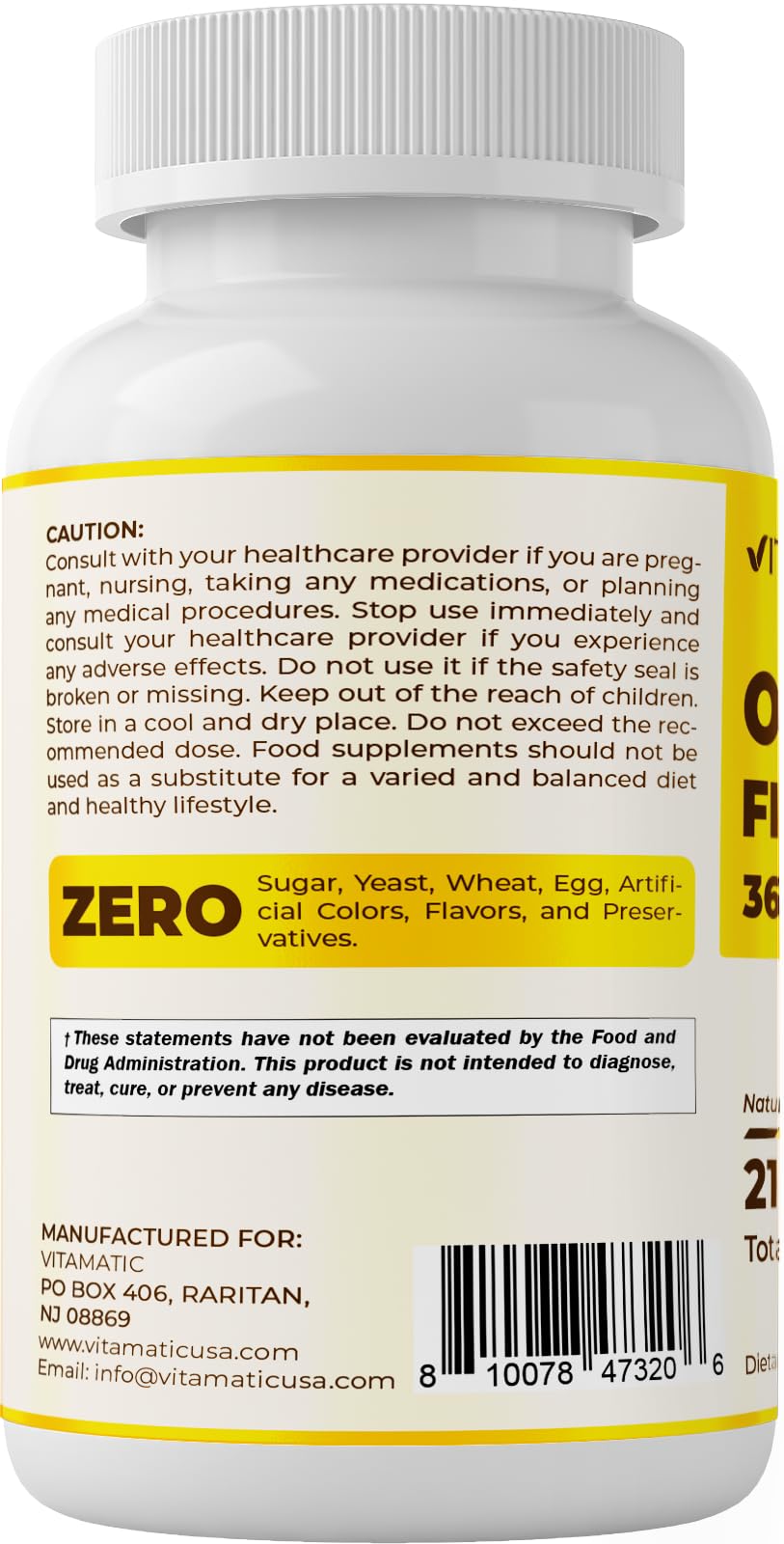 Omega 3 Fish Oil 3600mg Softgels P684