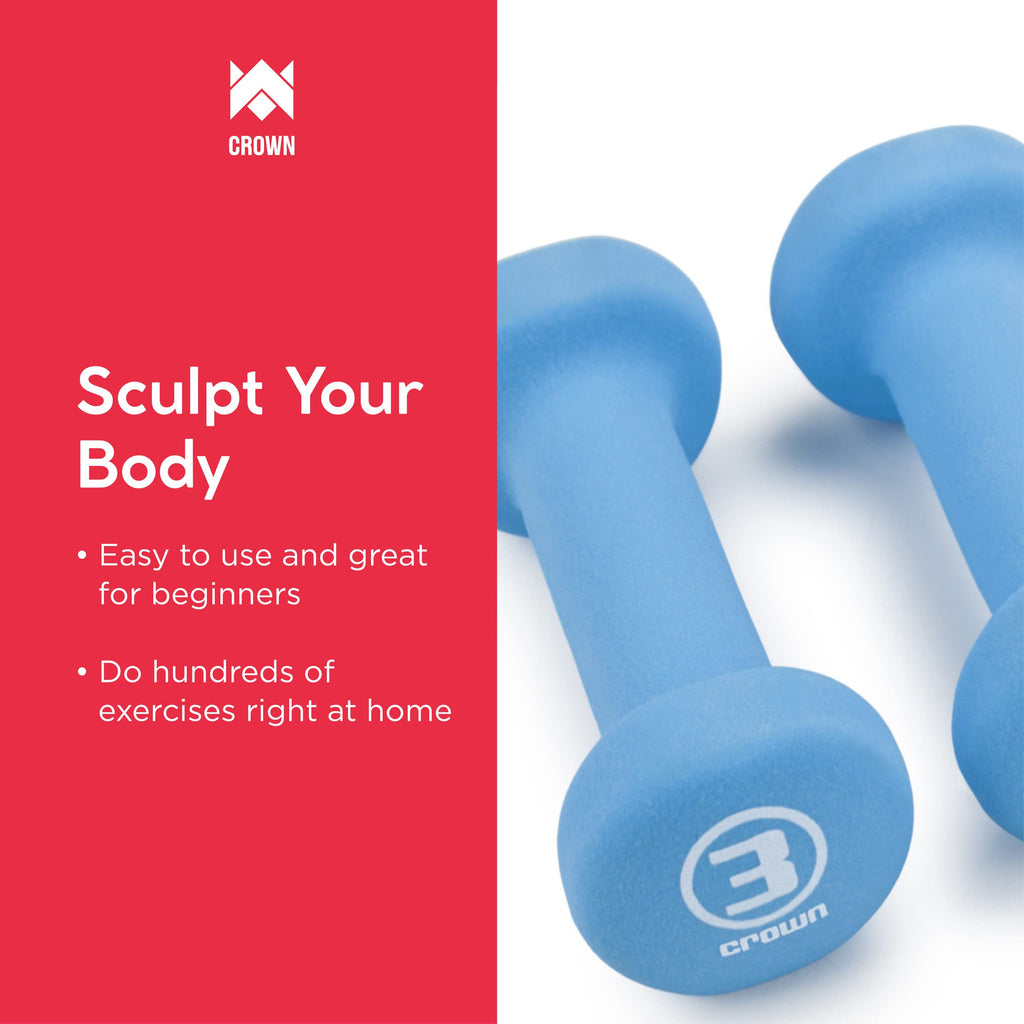 Neoprene Body Sculpting Hand Weights 10 LB Z86608