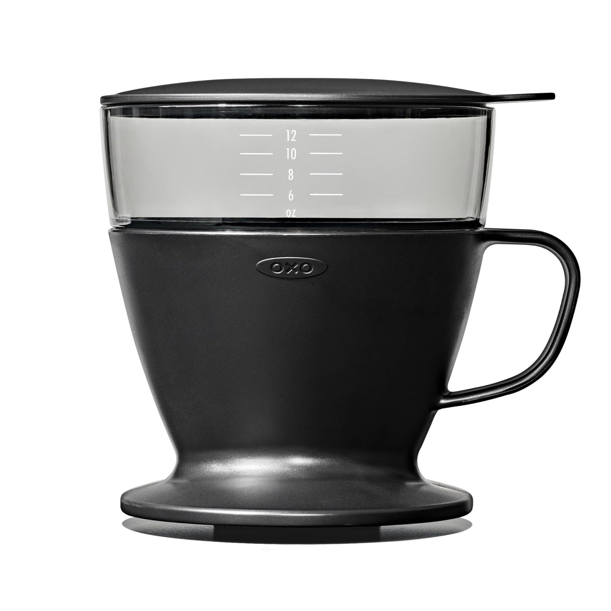 Single Serve Pour-Over Coffee Maker 12 oz Matte Black J80469
