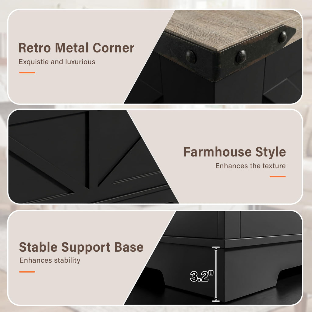 Black Lift Top Wood Coffee Table with Storage B890867
