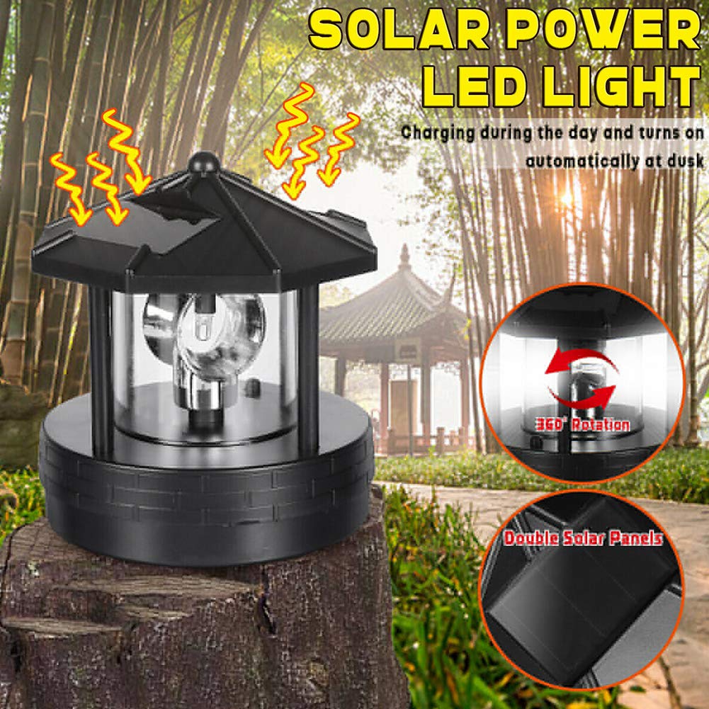 Waterproof Rotating LED Lighthouse Light J782268