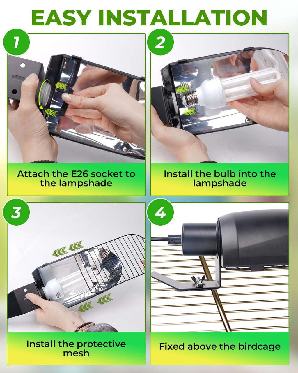 20W UVB Bird Cage Light Combo Kit Y2572