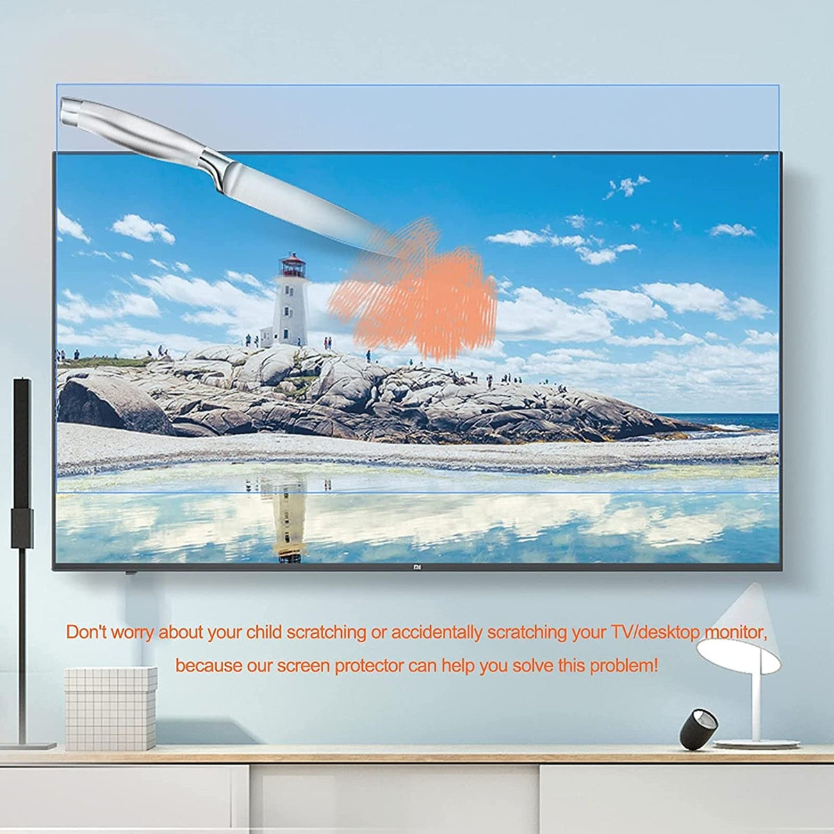 Anti-Glare Blue Light Filter TV Screen Protector C89361