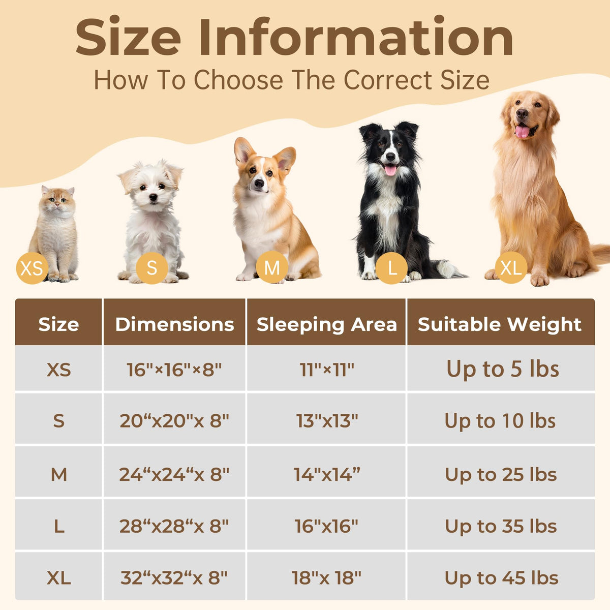 Round Fluffy Washable Anti-Anxiety Dog and Cat Bed E9120