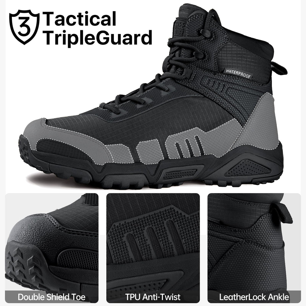 Waterproof Lightweight Tactical Work Boots F4498