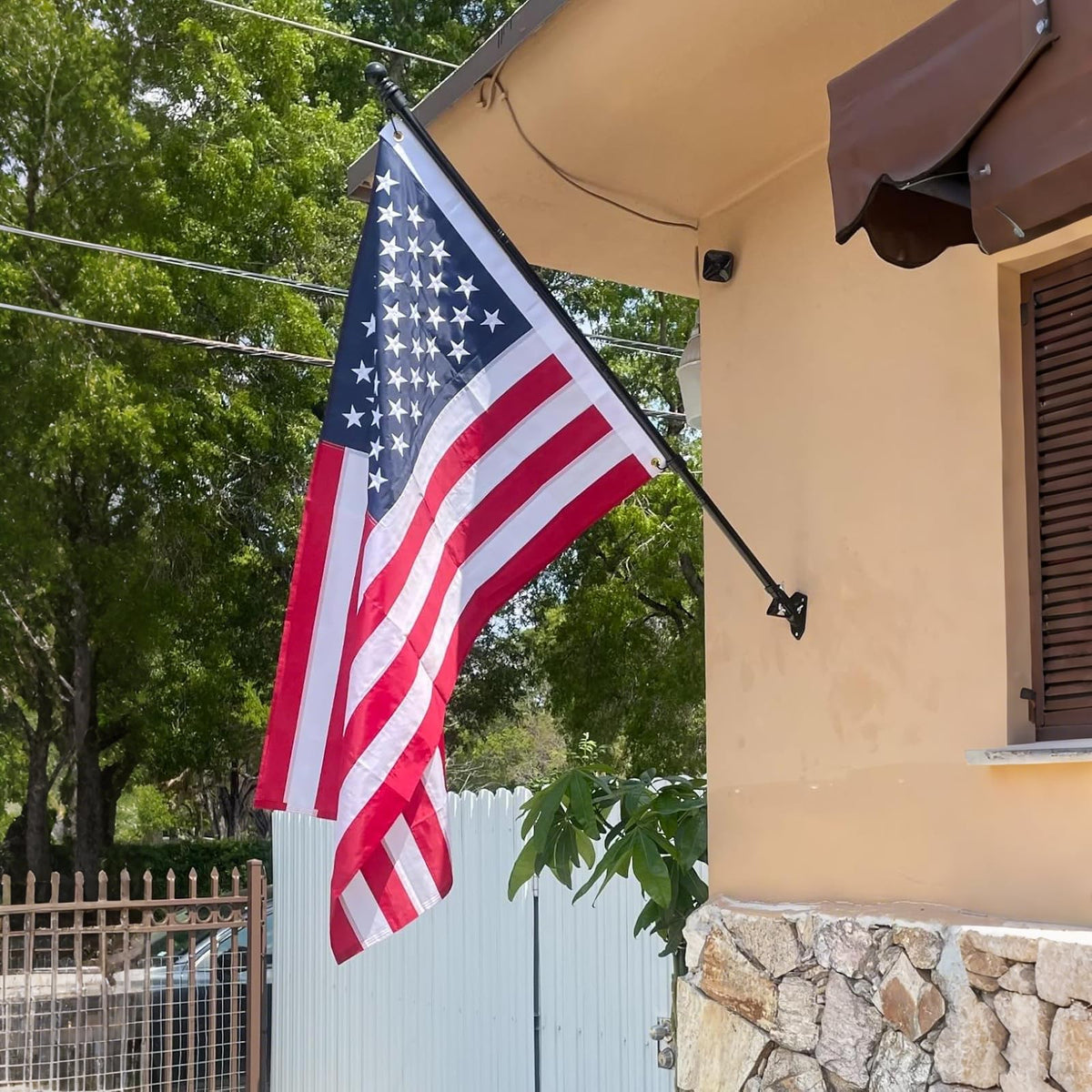 5FT Stainless Steel Flag Pole with Holder O82737