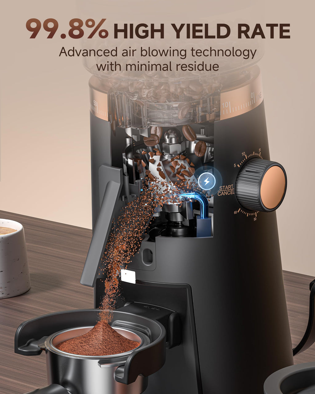 Single Dose Coffee Grinder 40mm Burr A5672