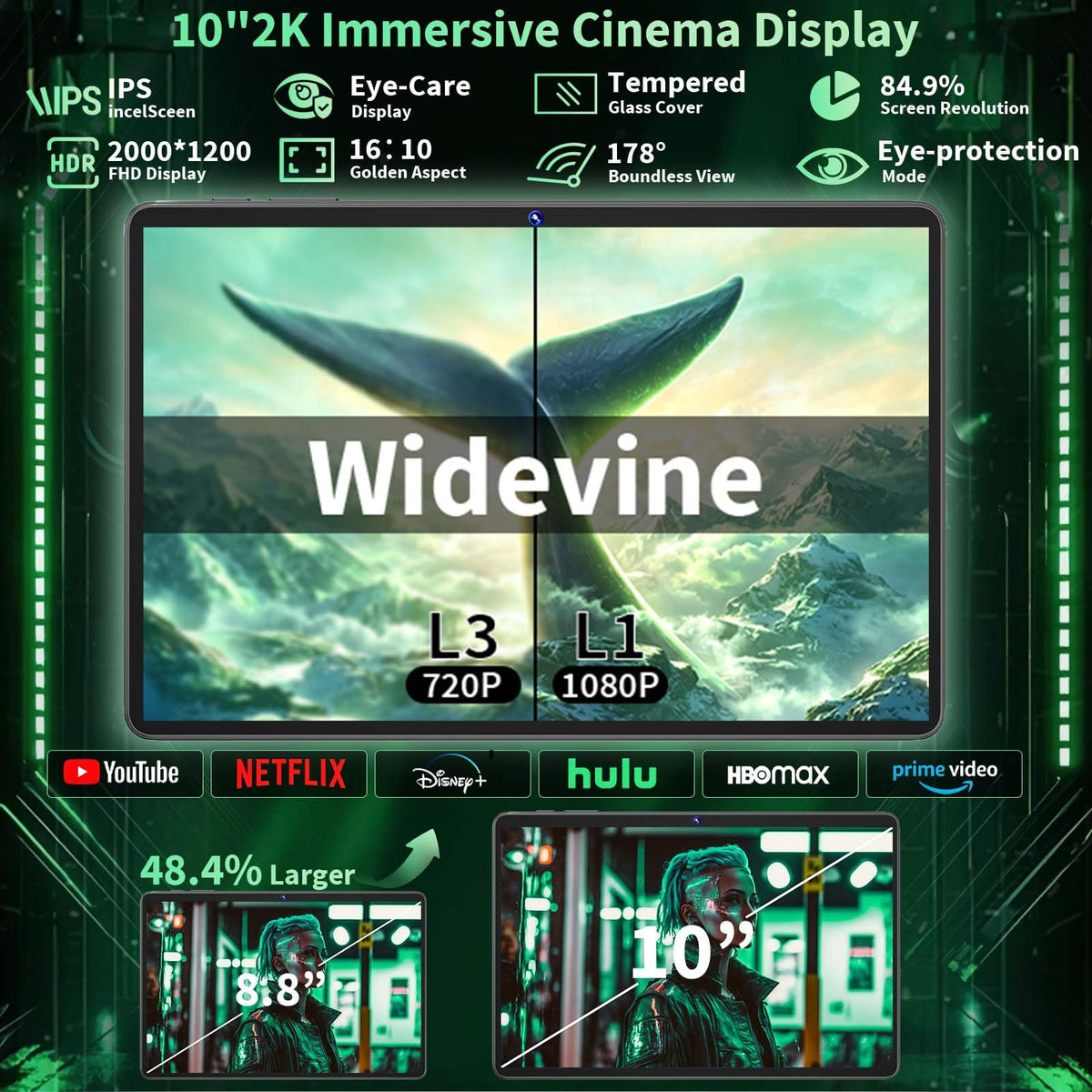 Android 16 Tablet with Keyboard K541731