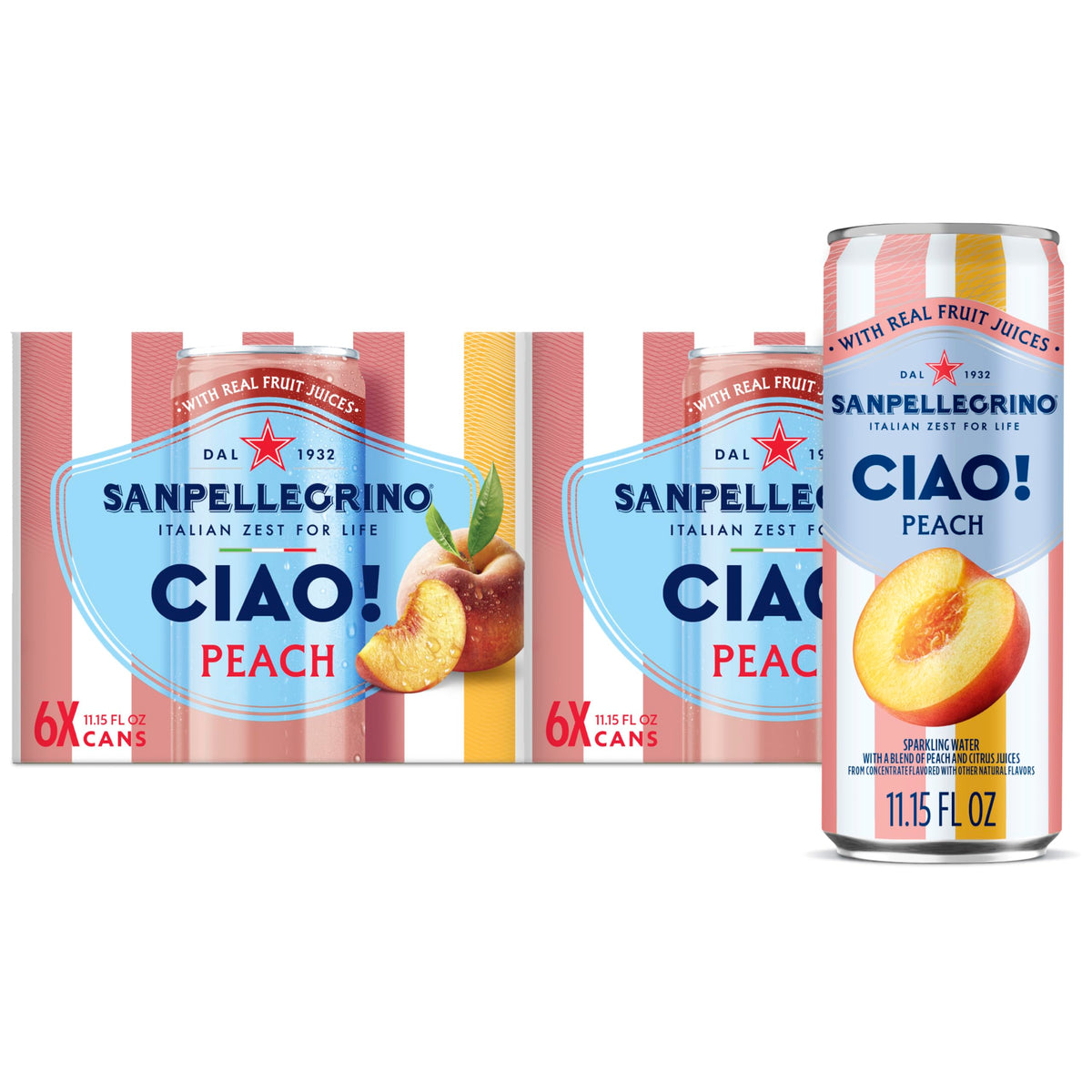 Peach Sparkling Water 24 Pack M4244