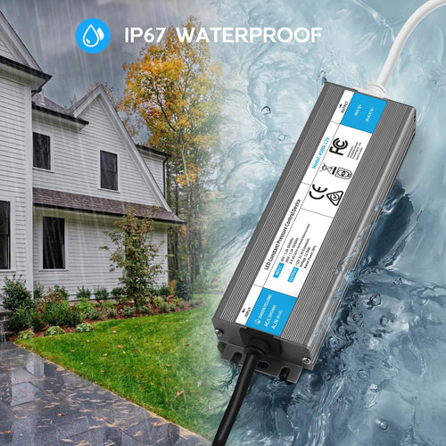 200 Watts Waterproof IP67 LED Driver 85V-265V AC to 12V DC Converter Y701784