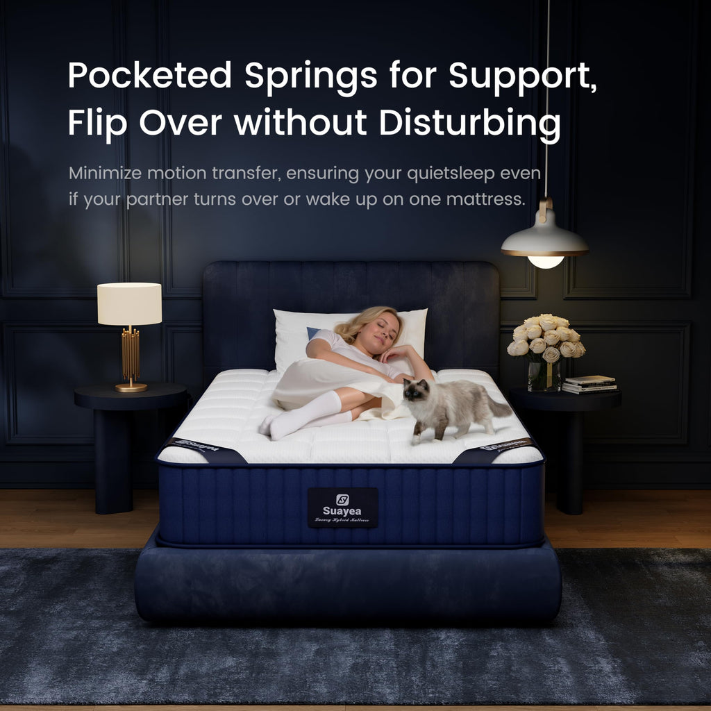 8 inch Hybrid Memory Foam Full Mattress I5662