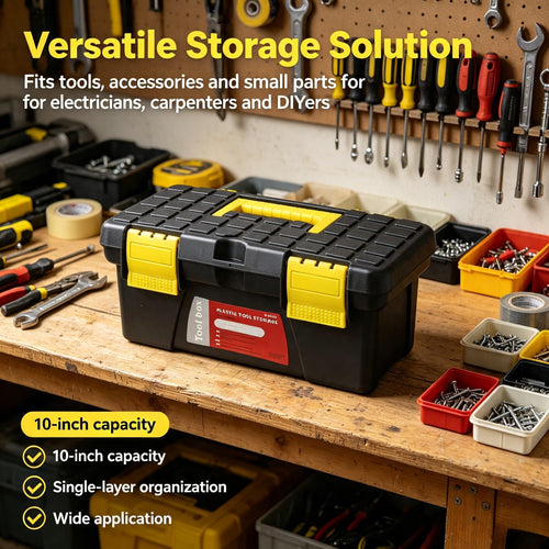 10 Inch Plastic Storage Tool Box E4499