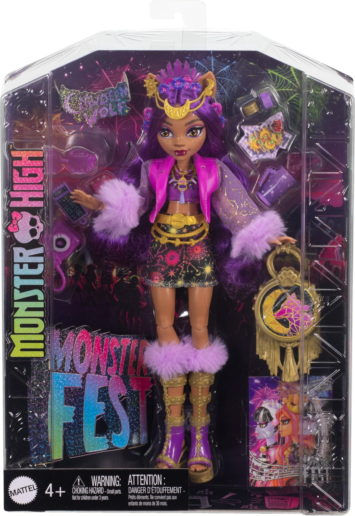 Monster High Doll with Glam Outfit & Accessories L49488