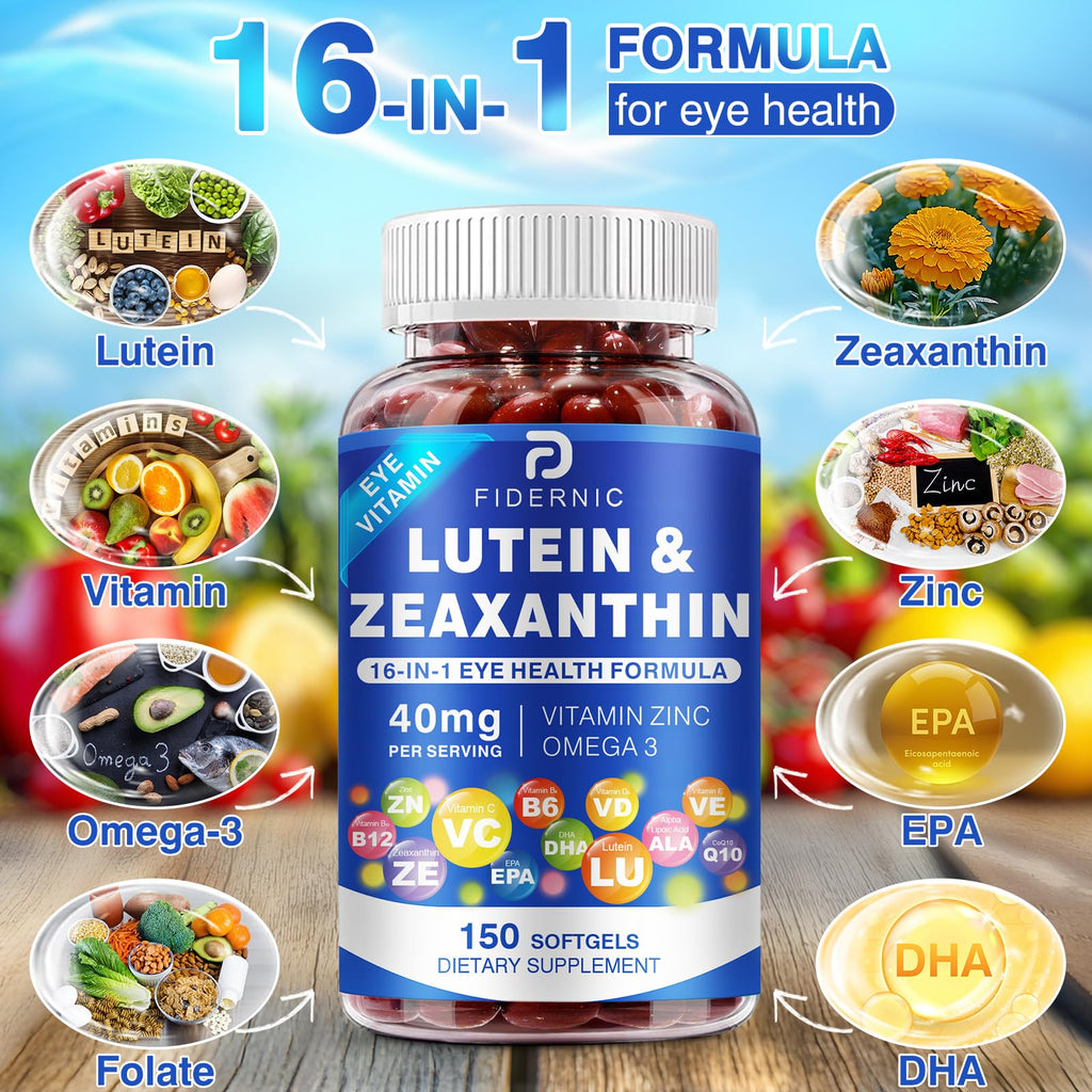Lutein and Zeaxanthin Eye Vitamins 150 Softgels N989