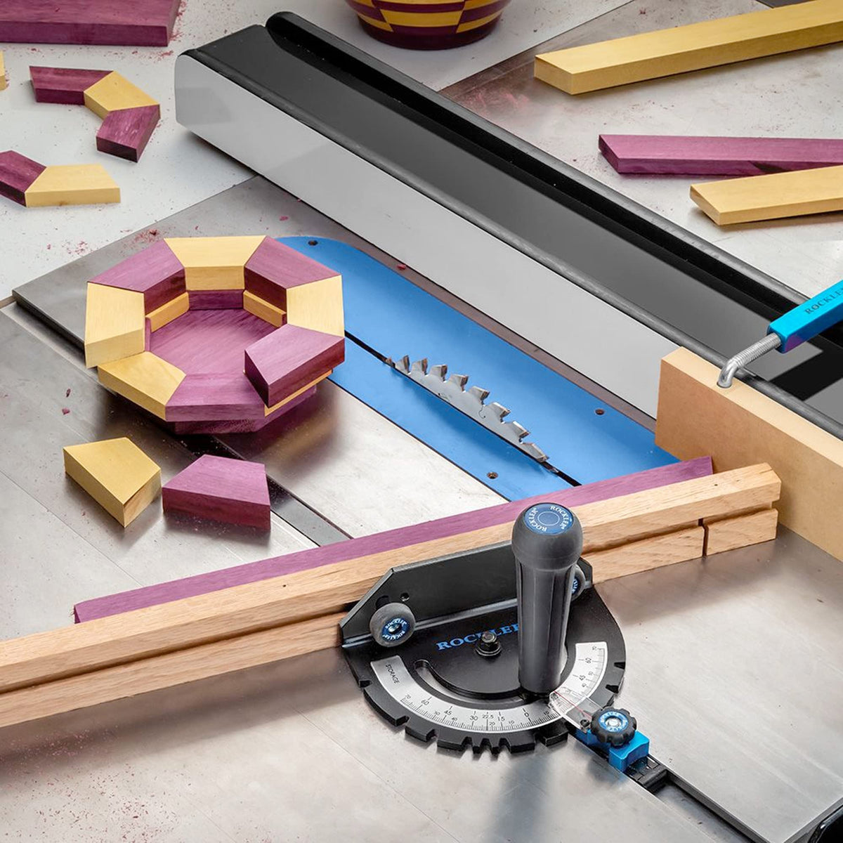 Precision Miter Gauge with Knobs & T-Bolts C3164