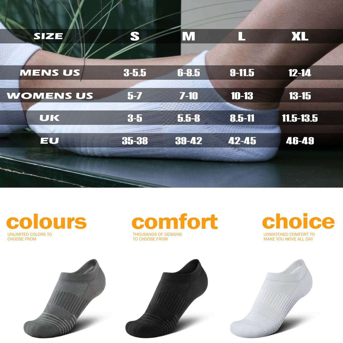Viscose No Show Socks B87532