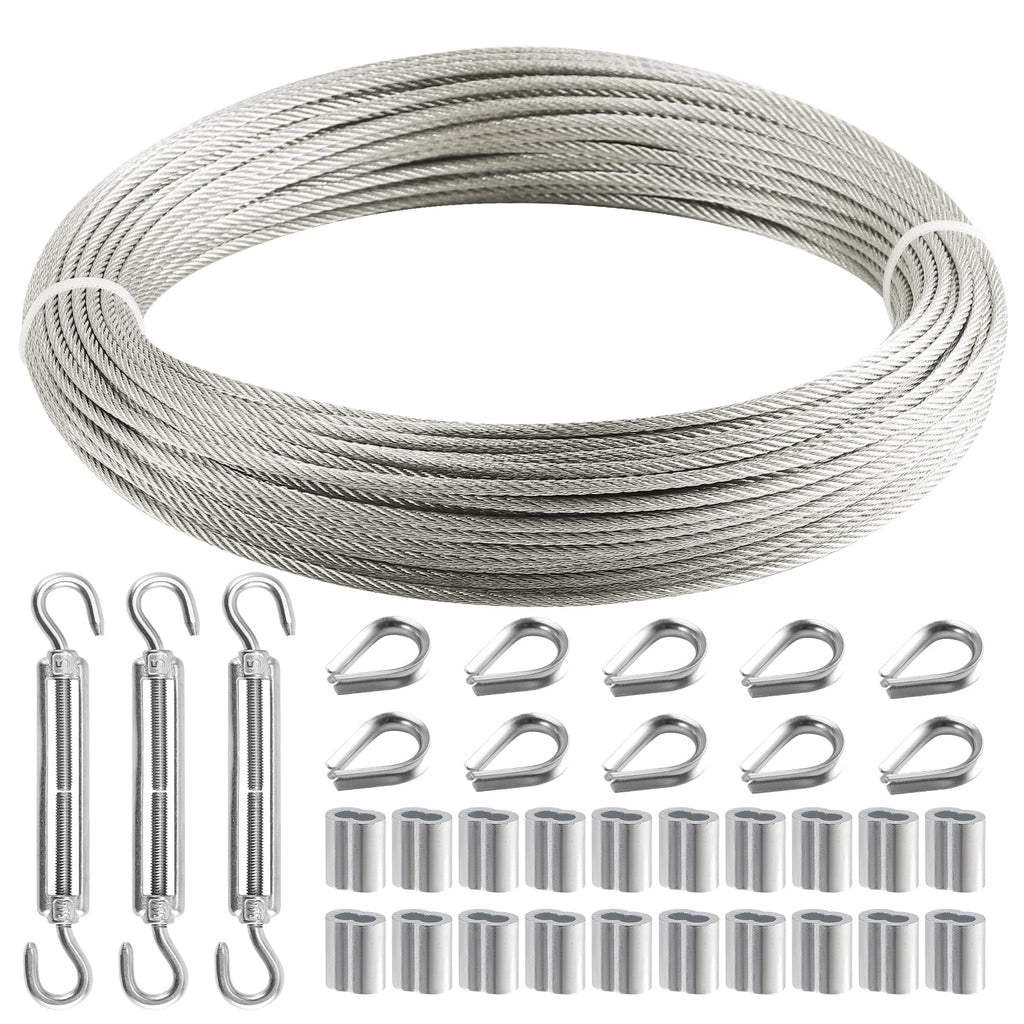 1/8 Inch 120FT Stainless Steel Wire Rope I931939