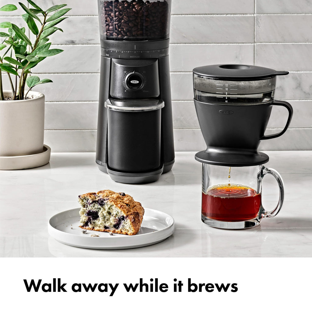 Single Serve Pour-Over Coffee Maker 12 oz Matte Black J80469