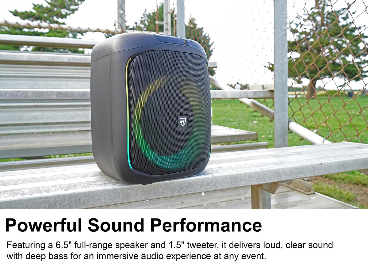 6.5" LED Bluetooth Speaker 2-Pack B754