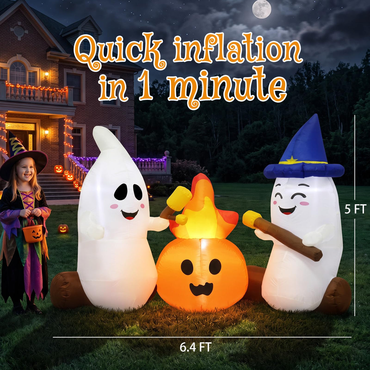Halloween Inflatables Ghosts Outdoor Yard Decorations G139