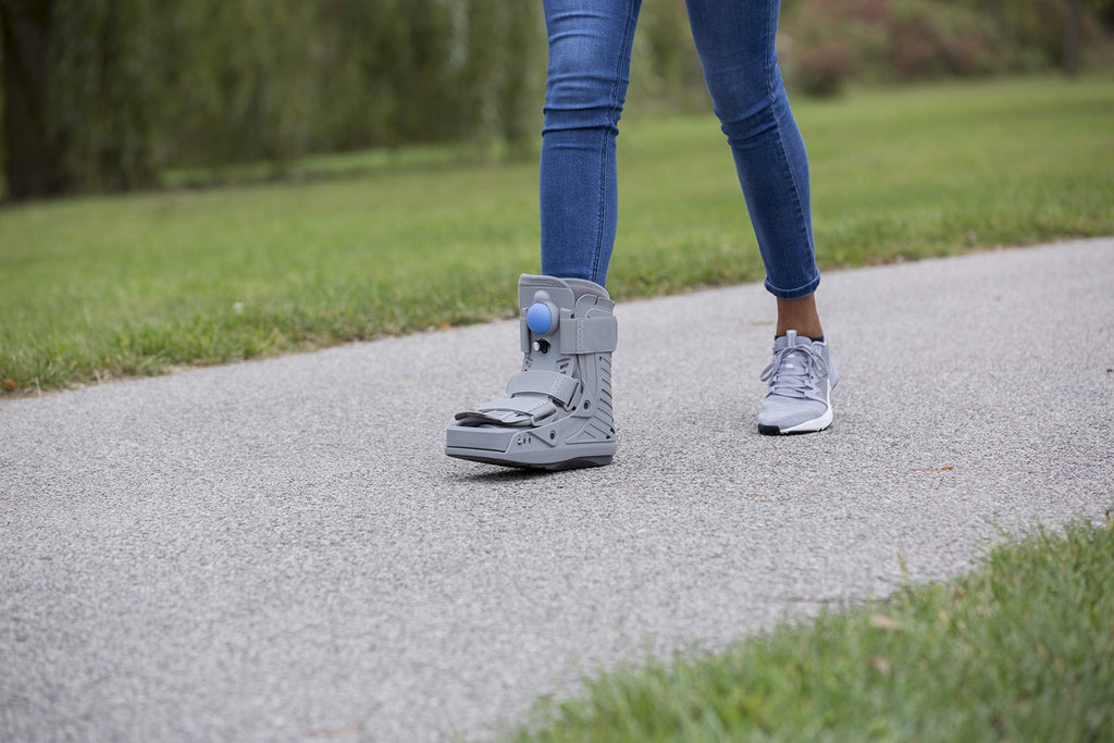 Large Grey Ankle Fracture Boot B8322