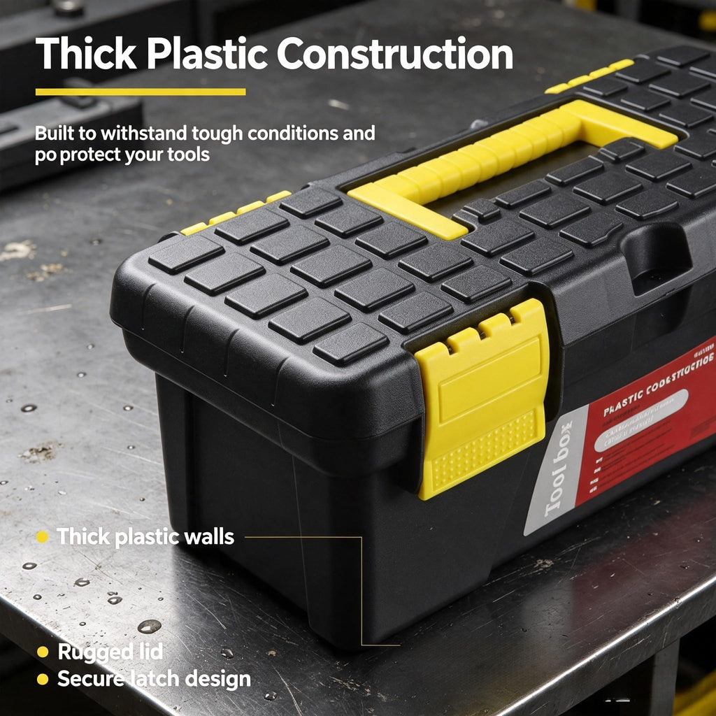 10 Inch Plastic Storage Tool Box E4499
