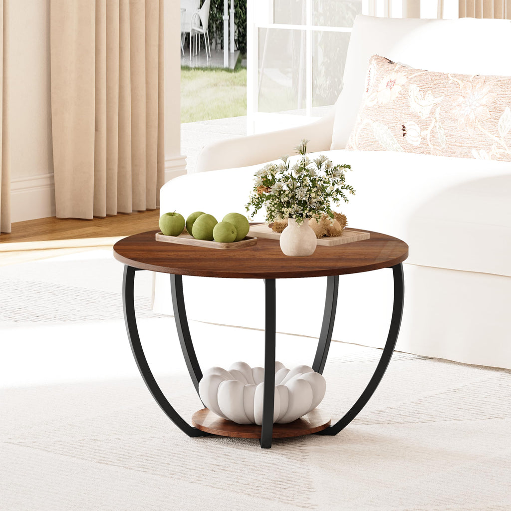 Round Coffee Table with Storage G890