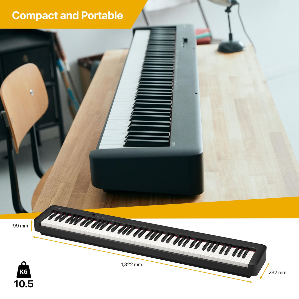 88-Key Scaled Hammer Action Digital Piano J2079