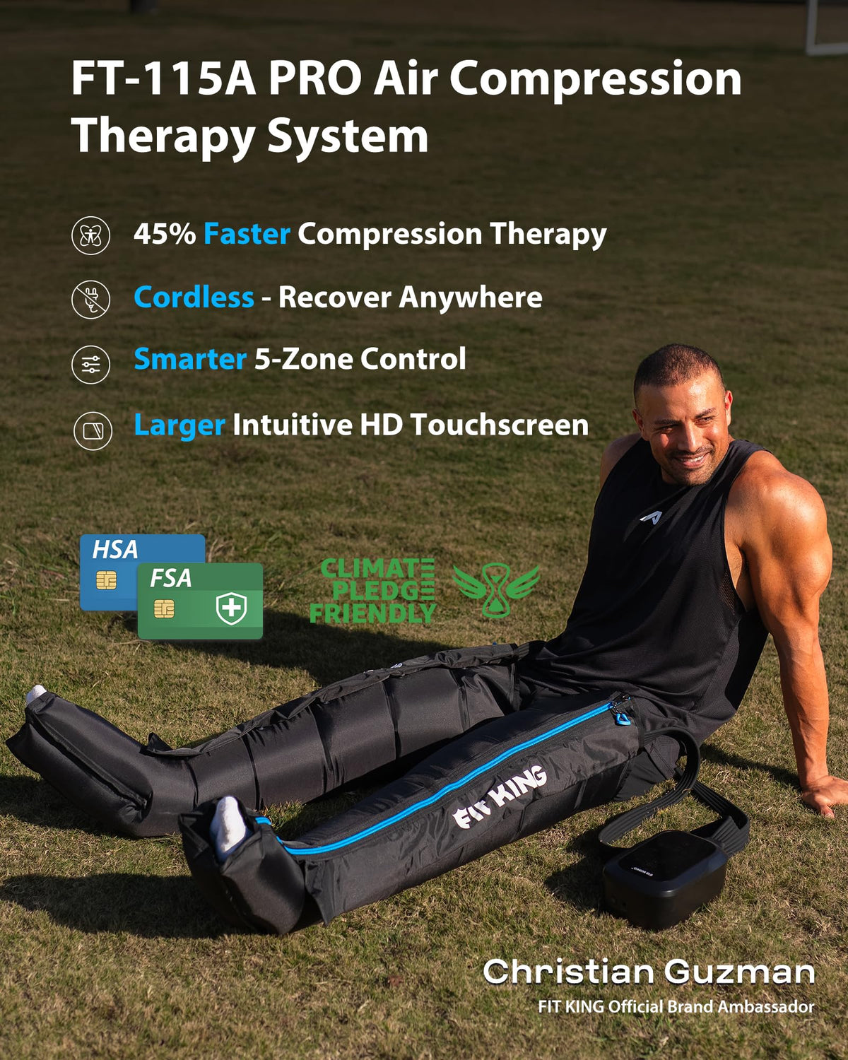 Cordless Leg Massager Compression Boots H50511