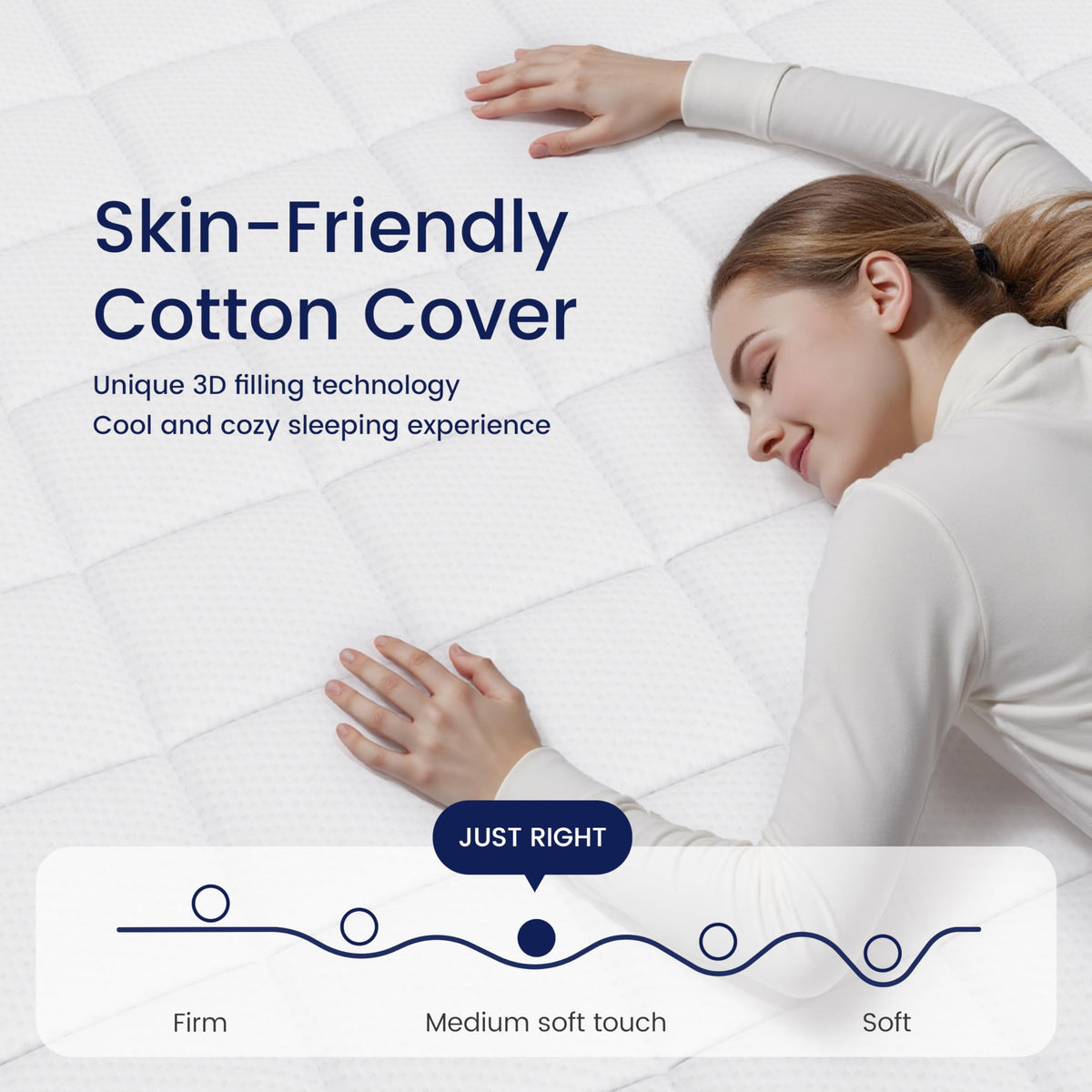 8 inch Hybrid Memory Foam Full Mattress I5662