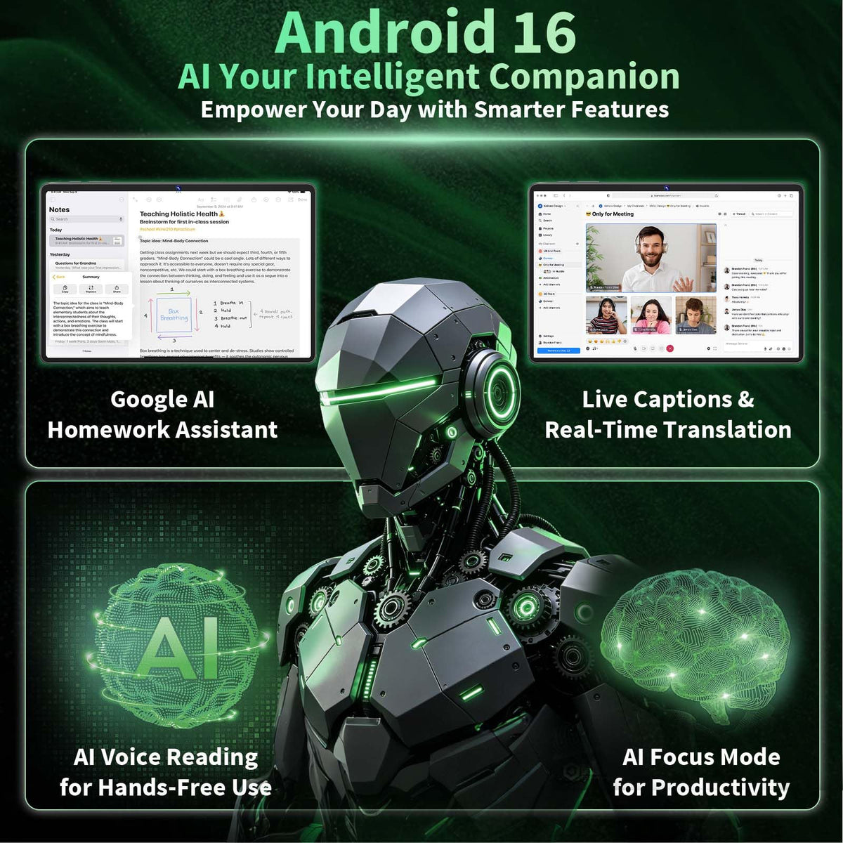 Android 16 Tablet with Keyboard K541731