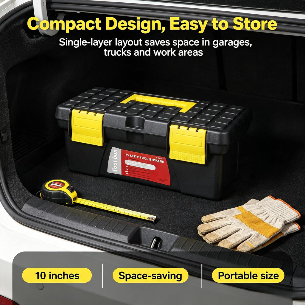10 Inch Plastic Storage Tool Box E4499