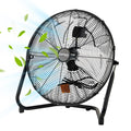 20" High Velocity Floor Fan, 4800 CFM Heavy Duty Industrial Metal Fan with 3 Speeds P697934