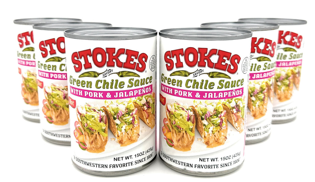 Green Chile Sauce with Pork and Jalapenos Pack of 6 N92808