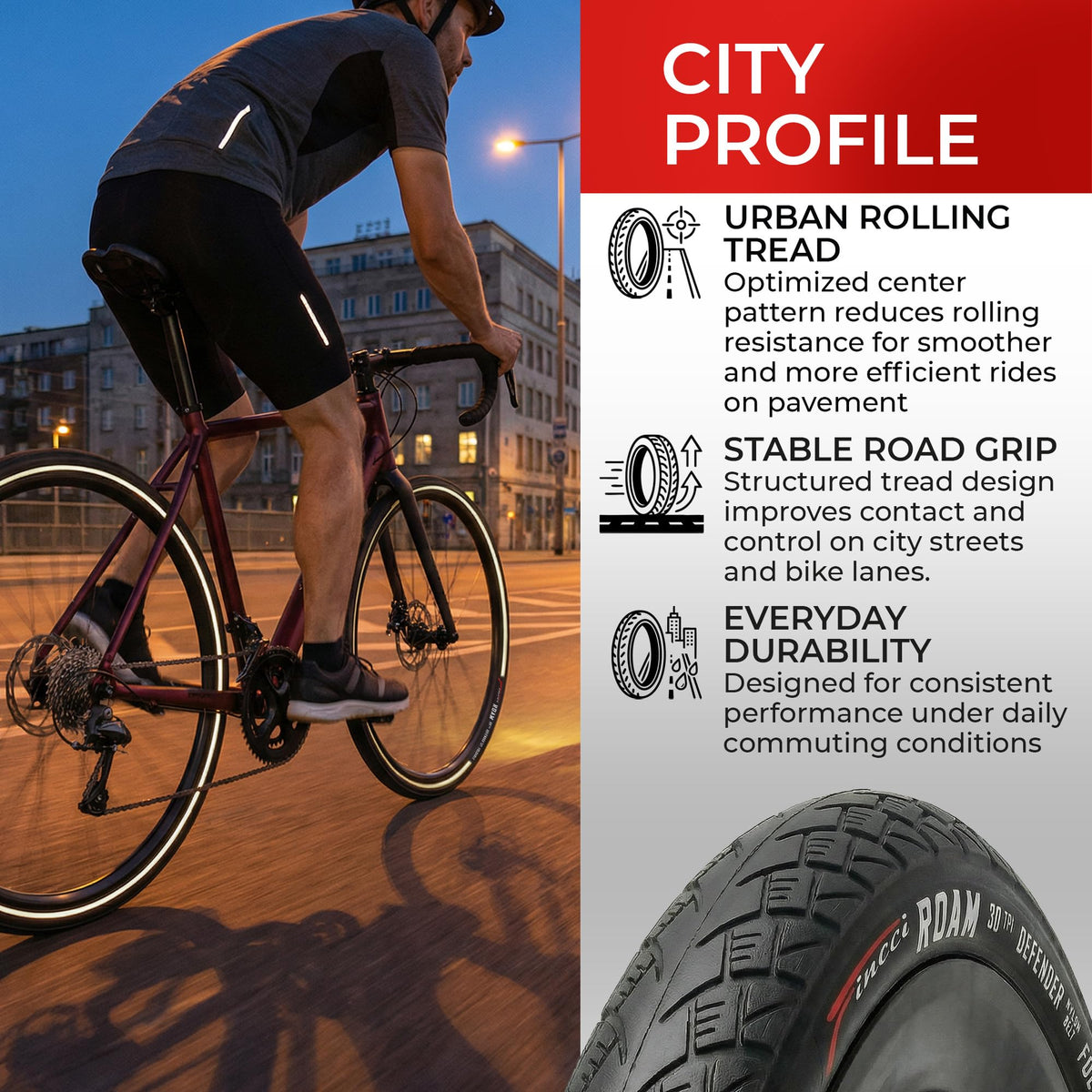 700x35c Foldable Hybrid Bike Tires C928