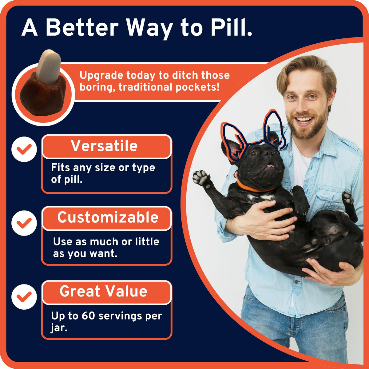 Pill-Dough Treat Paste Wrap for Dogs & Cats U65791