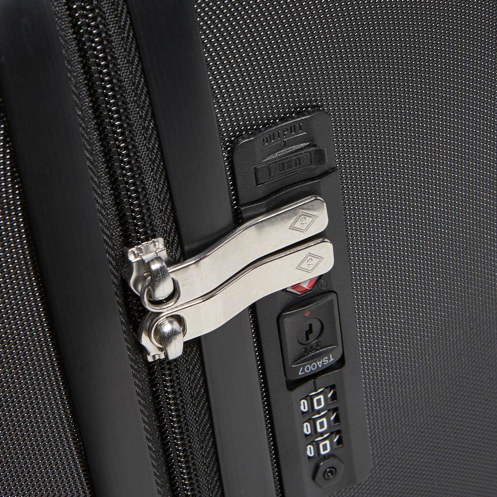 Black Hardside Underseat Rolling Suitcase M95320