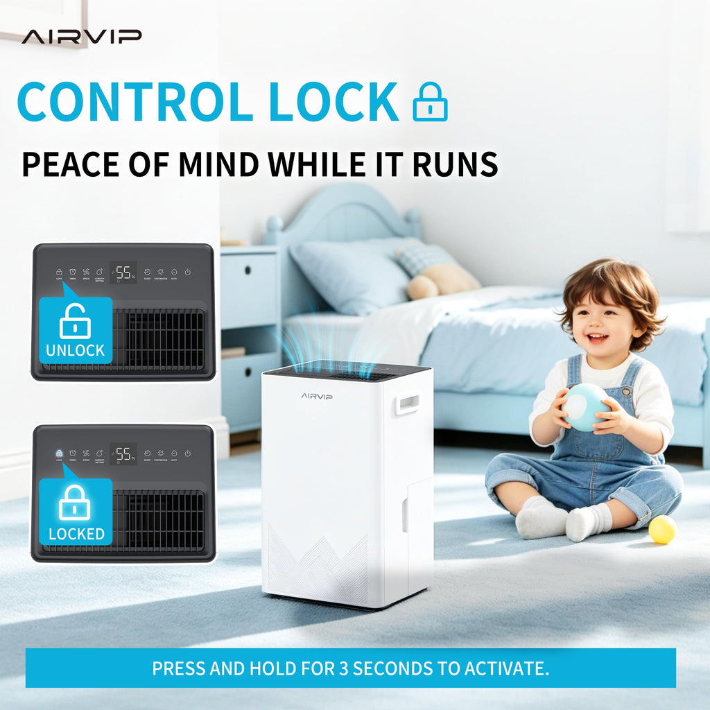 50 Pints Dehumidifier with Drain Hose F83873