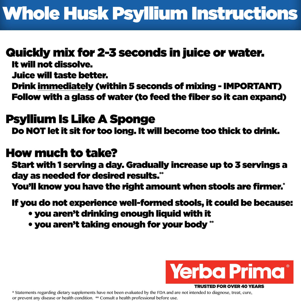 Psyllium Whole Husks 12 oz 2 Pack P66271