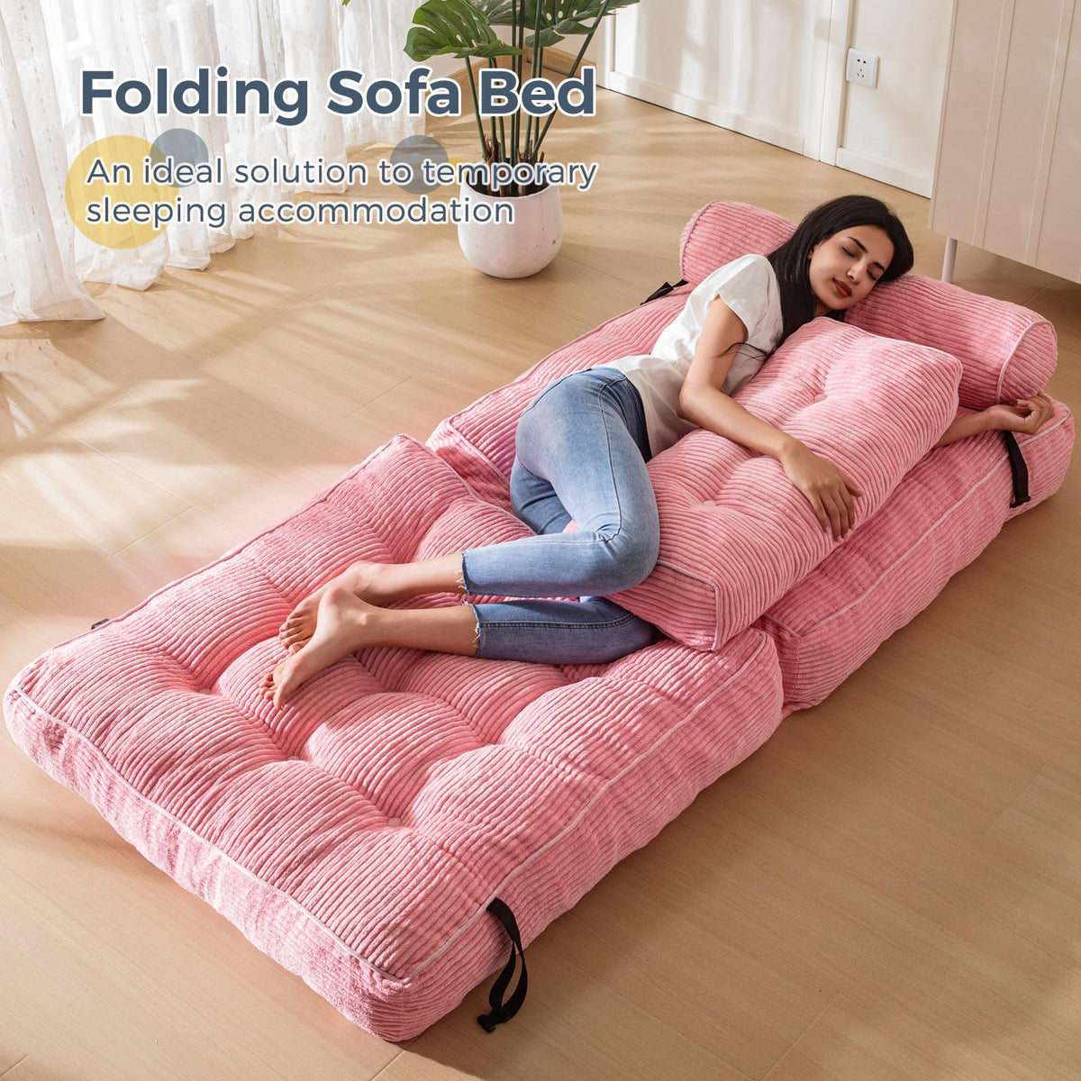 Folding Sofa Bed with Pillow M93878