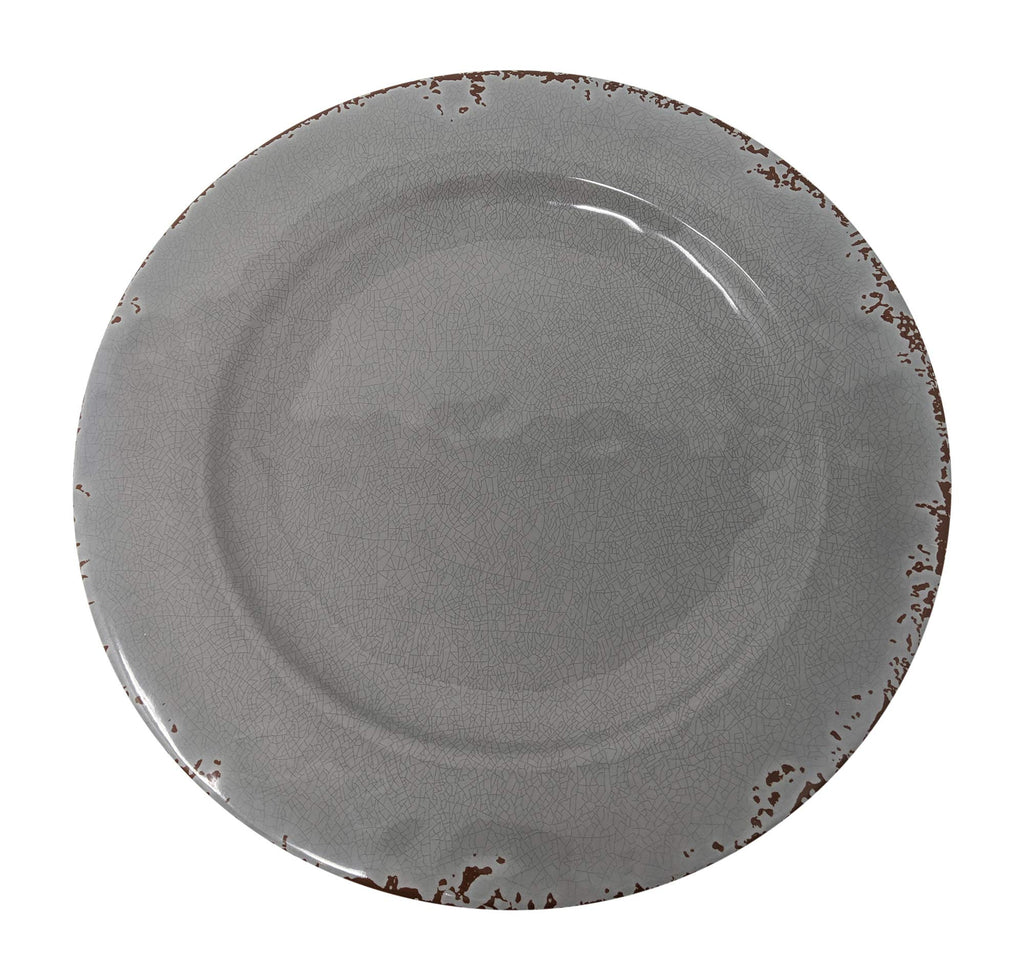 12 Piece Rustic Farmhouse Melamine Dinnerware Set R33081