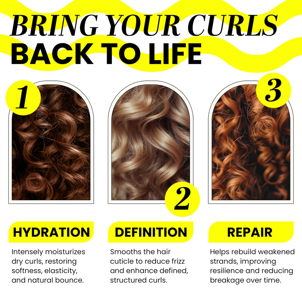 Curly Hair Shampoo and Conditioner Set D7922
