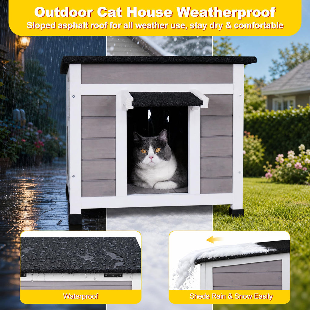 Insulated Outdoor Cat House J98795