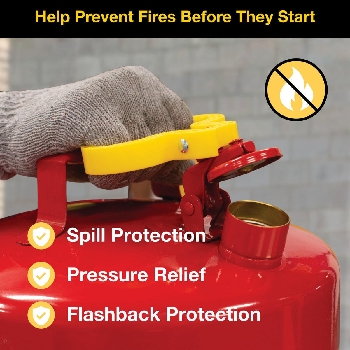 5 Gallon Type I Red Safety Gas Can Z97322