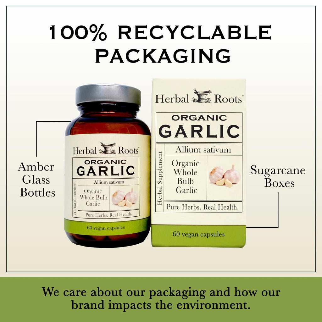 Organic Whole Bulb Garlic 60 Vegan Capsules X75399