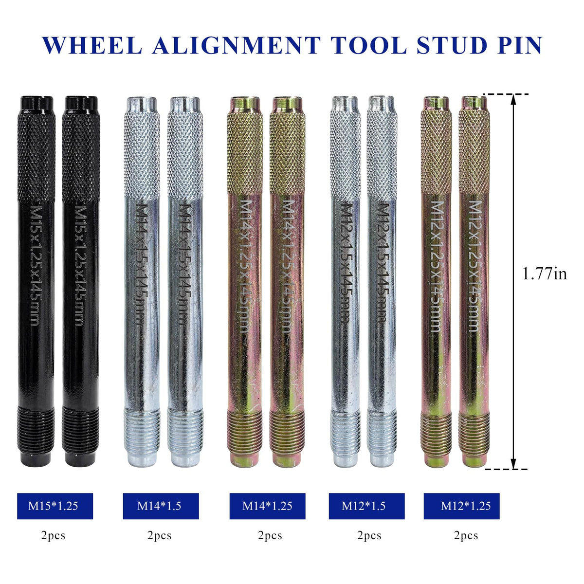 M12 M14 M15 Wheel Alignment Pin Guide Tools E502