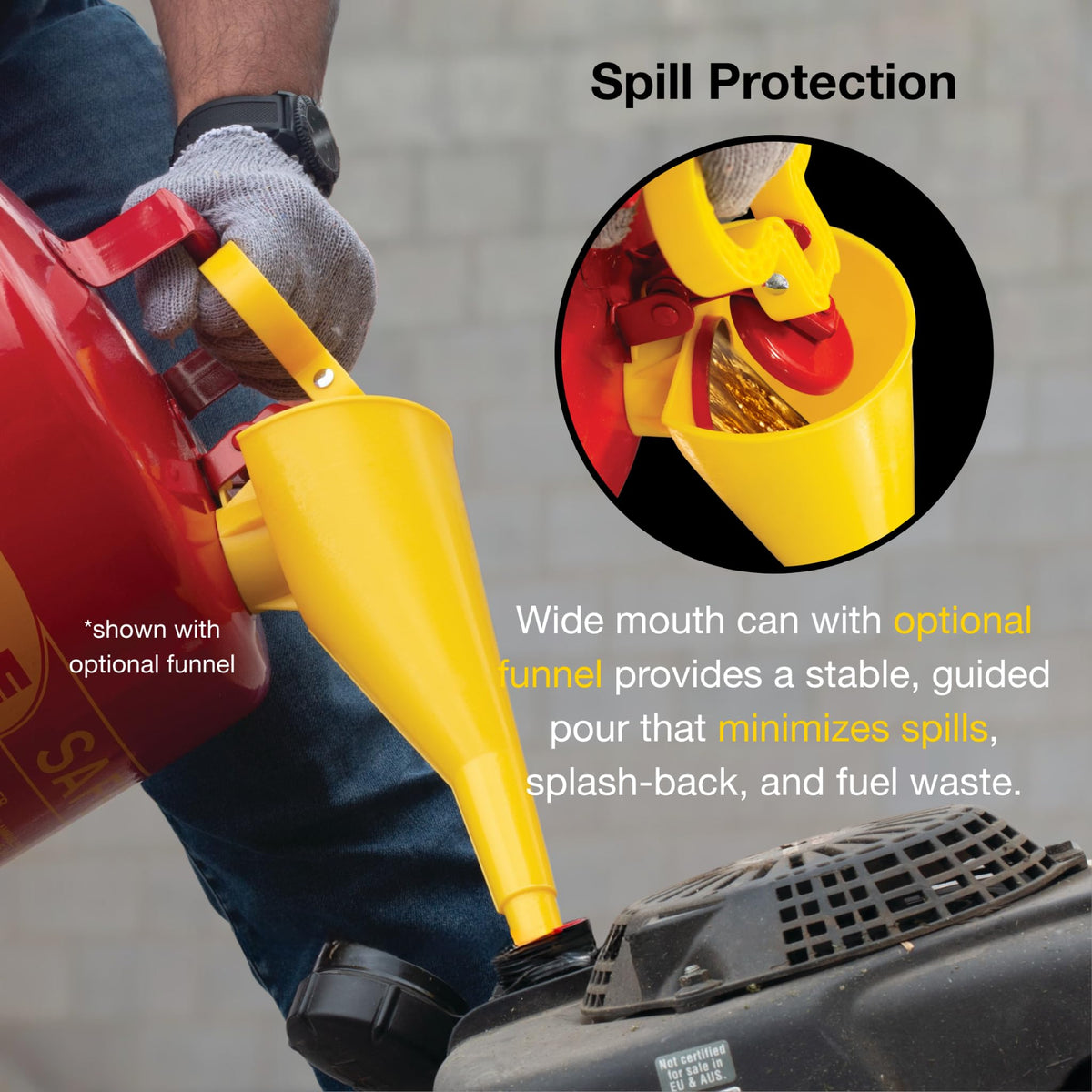 5 Gallon Type I Red Safety Gas Can Z97322