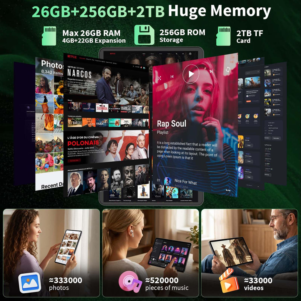 Android 16 Tablet with Keyboard K541731